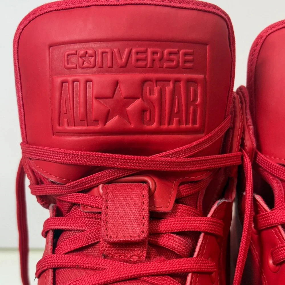 Converse All Star Bold Red High-Tops - Picture 2 of 8